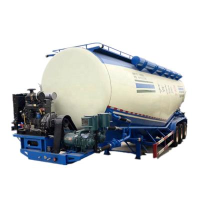 China Bulk Cement Dry Tanker Truck Trailer 3 Axles 40CBM 45 CBM Power Cement Tanker Trailer for sale