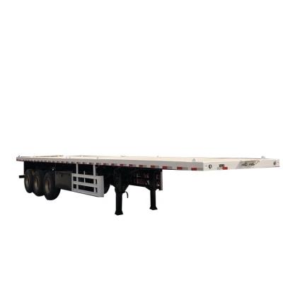 China High Quality 40ft Flat Bed Container Hot Sale Semi Dump Truck Trailer For Sale for sale