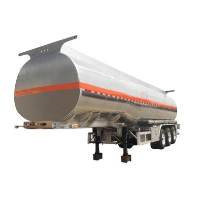 China Truck Trailer 3 Axle New 45000 Liters Fuel Tank Trailer Fuel Tanker Trailer For Sale With 2 Compartsments for sale