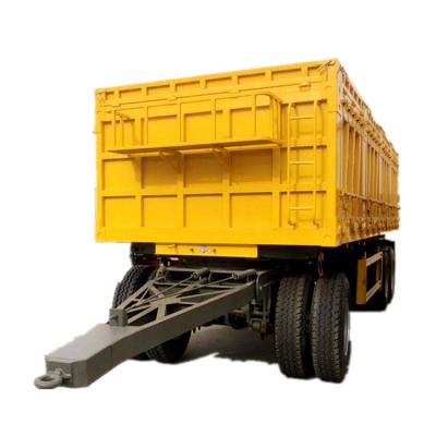 China Heavy Duty Full Truck Trailer Side Dump Tipper Rear Trailer Dump Tipper Trailer for sale