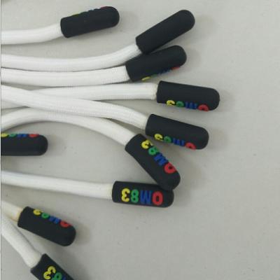 China Fashional Custom Design 5mm Round Jacket Cord With Metal Studs Tips Ends for sale