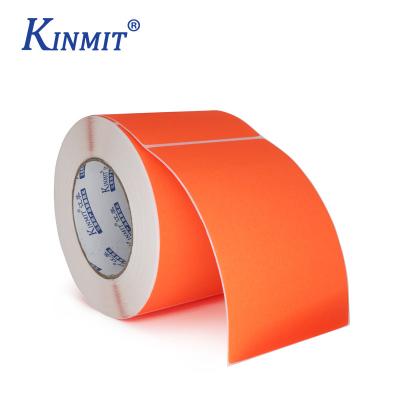 China Custom Waterproof Adhesive Paper Stickers Roll Direct Updraft 4x8 Labels Printer Barcode Labels Roll Shipping Labels 100x150 for sale