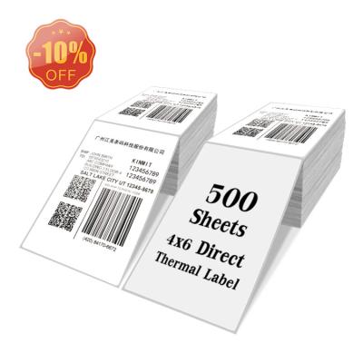 China Printable 4x6 Blank Shipping Label For Thermal Label Printer  Round corner Shape for sale