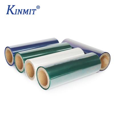 China Carbon Wax Colored Barcode Ribbon Roll Resin Colored  Printed Thermal For Art Paper 0.5 Inch 110mm for sale