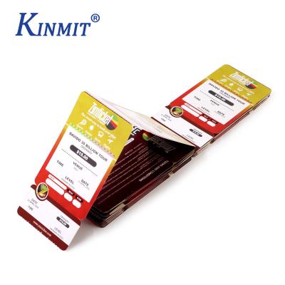 China Eco-friendly Airline Boarding Pass Paper Luggage Tags High Quality Custom Cheap Printing Airplane Ticket Booking Flight Thermal Business Card for sale