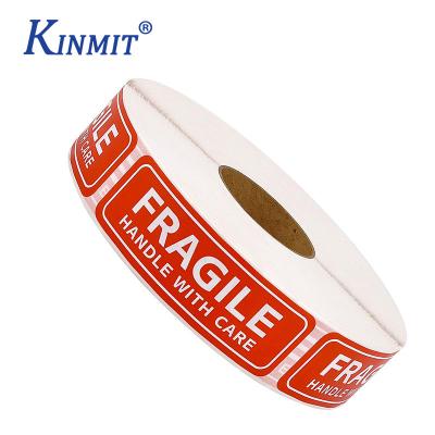 China Printable 1X3 Inch  Fragile Shipping Label Strong Adhesive Tape Safe Stickers for sale