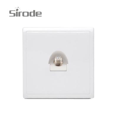 China Easy Installation Sirode 211-SAT1 Home Sockets White Color Online Shipping British Standard Satellite Socket for sale