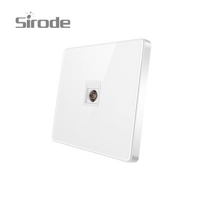 China Easy Installation Sirode T1-TV1 Factory Outlet UK Standard Electrical Outlet TV TV Socket Factory Outlet for sale