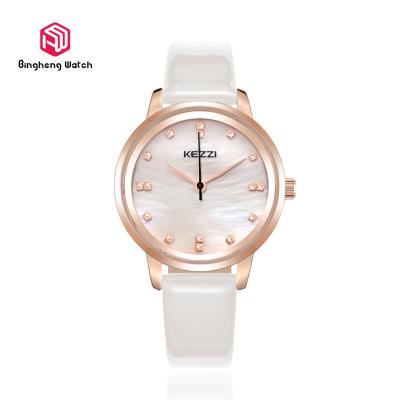 China Classic Leather Strap Water Resistant Wrist Watch Luxury Casual Style for sale