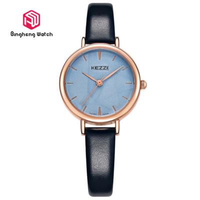 China Casual Women'S Water Resistant Watches , Leather Slim Watches For Women for sale