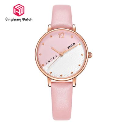 China Candy Color Casual Water Resistant Wrist Watch Buckle Clasp Customized Logo for sale