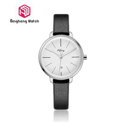 China Japanese Quartz Movement Leather Strap Wrist Watches Customized Logo for sale