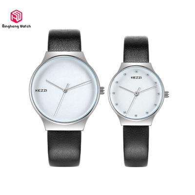 China Japanese Quartz Couple Wrist Watches 30M  Waterproof With Customized Logo for sale