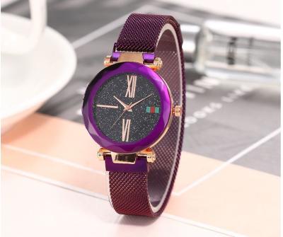 Κίνα Πολυτέλεια συνδέσεων μαγνητών κυρία Quartz Wristwatch μπλε/μαύρο/πορφυρό χρώμα προς πώληση