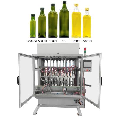 China Beverage Brightwin Glass Bottle Olive Oil Palm Oil Salad Oil Filling Machine Capping Labeling Machine With Video for sale