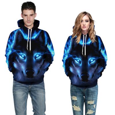 China Luminous Unicorn QUICK DRY 3d Digital Printing Sweatshirt Couples Hoodie for sale