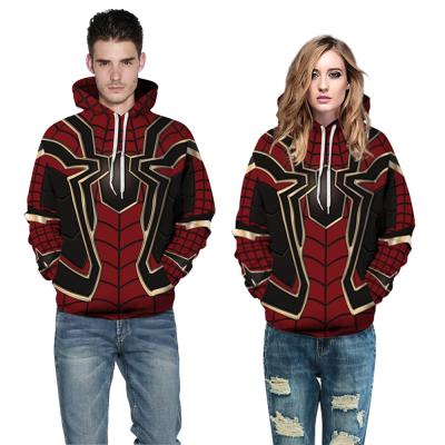 China Unisex QUICK DRY Superhero Spiderman Hoodies Spring Sweatshirt For Men Women Coats Pullover Tops for sale