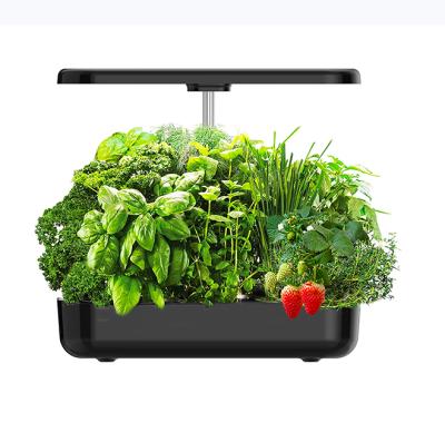 China Modern Hydroponic LED Grow Kit Self Watering Kit System Commercial Hydroponic Modern Garden Planter Decorative Growing Planter Pot for sale