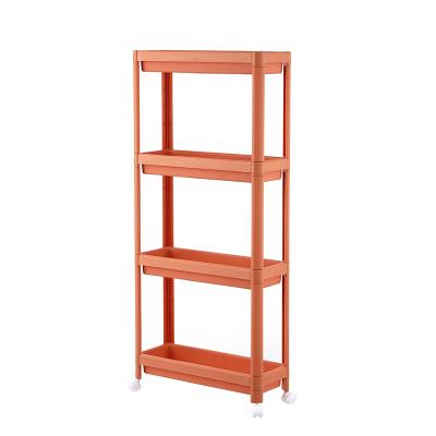 China Gloval Home Kitchen Multi-Layer Shelf Viable Storage Plastic Vegetable Storage Corner Rack Toys Storage Shelf for sale