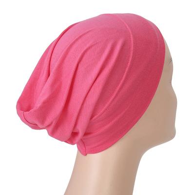 China Casual High Quality Modal Malaysian Tube Hat Basing Hat High Elasticity Womens Arabian Underscarf Inner Hijab for sale