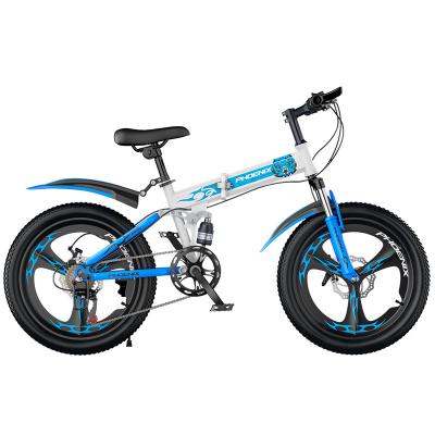 China 2023 Steel Kids Mountain Bike Unisex High Carbon Steel Folding Bike For Kids for sale