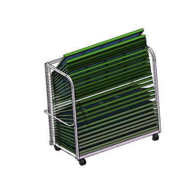 China Durable Anti-rust and Anti-Corrosion Easy Operate Semi-Complete Stainless Steel Hand Platform Dish Trolley Trolley for Delivery for sale