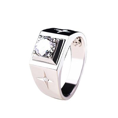 China 2022 New Arrival FASHIONABLE Products Men's Crystal Zircon Open Adjustable Wedding Couple Rings for sale