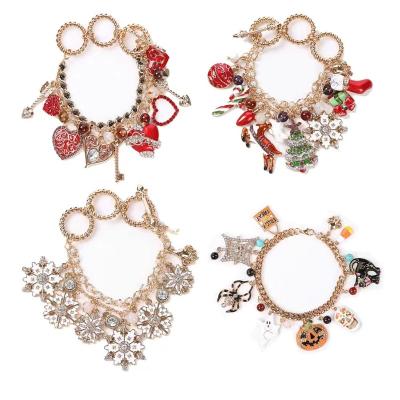 China 2022 Christmas Style Christmas Fashion Jewelry Bracelet Holiday Party Jewelry for sale