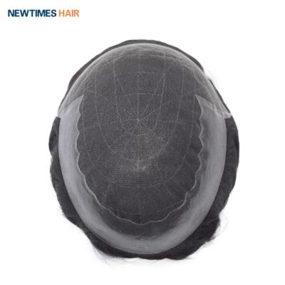 China newtimeshair q6 hairpiece replacement hair system protesis stock wigs capillary hair correction for men for sale