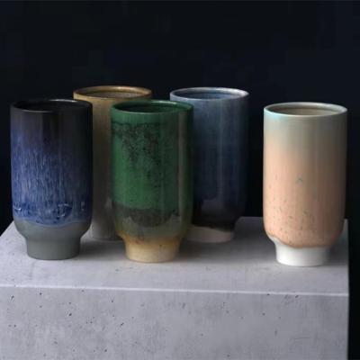 China Modern Flower Pots Wholesale Nordic Style Fancy Home Decorative Ceramic Flower Pot for sale