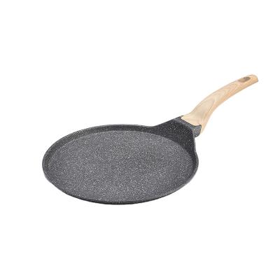 China Viable Crepe Pan Non Stick Skillet Grill Pan Griddle With Round Inductive Flat for sale