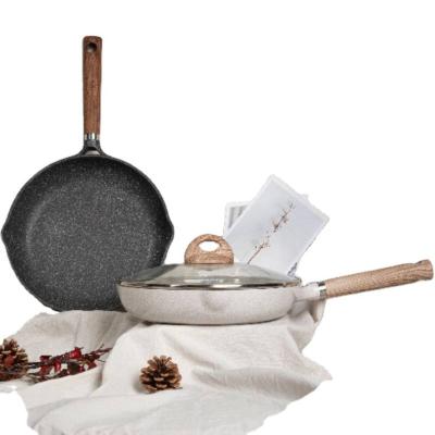 China Carote Sustainable Cast Aluminum Cooking Frying Pan Kichan Ware Frying Pan Non-Stick PFOA Free Cookware Set Non Stick for sale