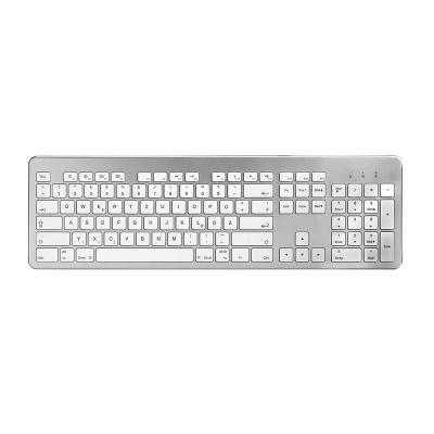 China B035 Mocha Gray Silent Notebook Bluetooth Three-Zone Ultra Thin Slim Wireless Keyboard and Mouse Combination Bluetooth Keyboard for sale