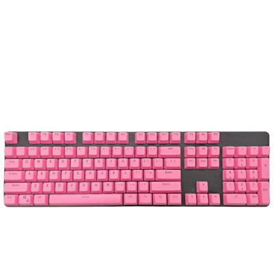 China Waterproof Multiple Color Options Personality Keyboard Cover Transparent Side Sculpting Mechanical Keyboard Universal for sale