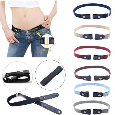 China Lazy Belt Women's Collocation Jeans All-match Iron Elastic Waistband Elastic Waistband for sale