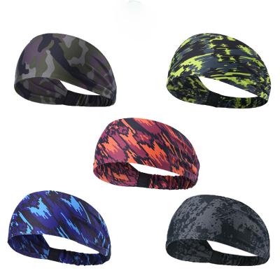 China Fashion OEM Women Men Run Sport Headbands Moisture Absorption Custom Workout Headband for sale