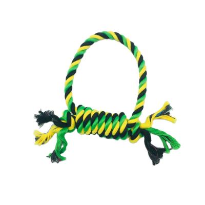 China Wholesale Cotton Viable Rope Toys Durable Hard Rope Manufacturer Pet Toys For Snupy Puppy Pet for sale