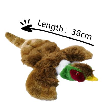 China Wholesale Multi Viable Stuffed Animal Toy Plush Birds Shape PV Plush Accessories Recyclable Pet Toy for sale