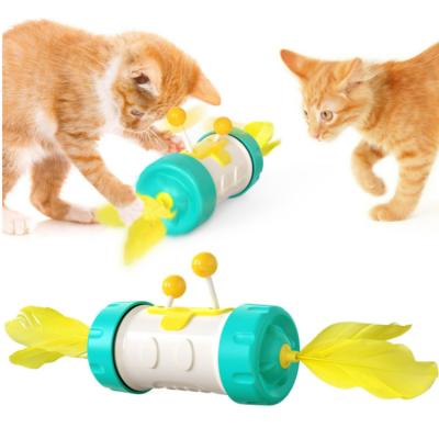 China IQ Viable Eco-Friendly Rocker Toy Pet Maker Toys Pet Maker Cat Stick Cat Self Playing Funny Toy for sale