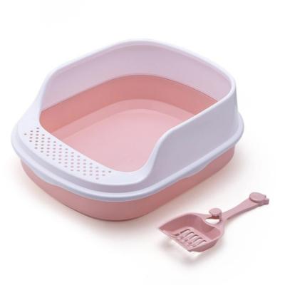 China Wholesale Viable Large Large Large Cat Litter Tray Cat Litter Box Cat Litter Box Cat Sand Sifting Basin Wholesale for sale