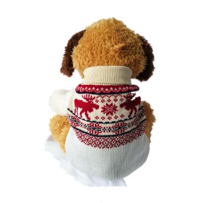 China Viable Factory Wholesale Dog Clothes Warm Christmas Pet Sweater Vest for sale