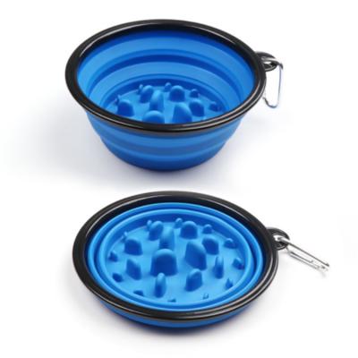 China Wholesale Custom Portable Collapsible Slow Dog Bowls From Viable China Factory for sale