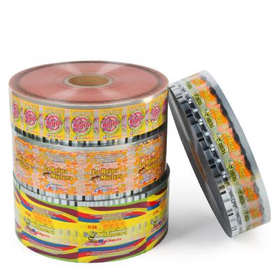 China Food Wrapping Aluminum Foil Moisture Proof Printed Laminated Roll Film For Biscuit for sale