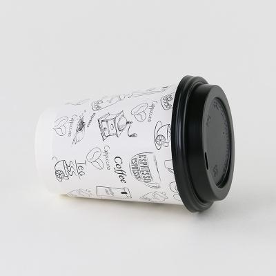 중국 China Factory Price 4-24 Ounce Disposable Coffee Single Wall Disposable Paper Cup For Coffee Tea Paper Cups Wholesale 판매용