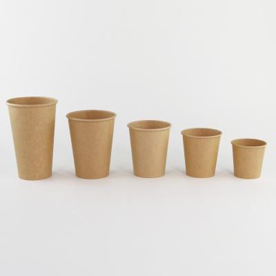 중국 Hot Selling 6oz Coffee Cup Good Quality Disposable Single Wall Paper Cups 판매용