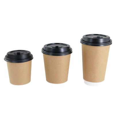 China 16oz White Paper Disposable Cups Double Wall Plastic Free Coffee Mugs zu verkaufen