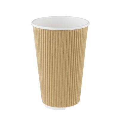 중국 4oz Disposable Cup 120ml Ripple Disposable Wall Paper Hot Cups Disposable Paper Cups 판매용