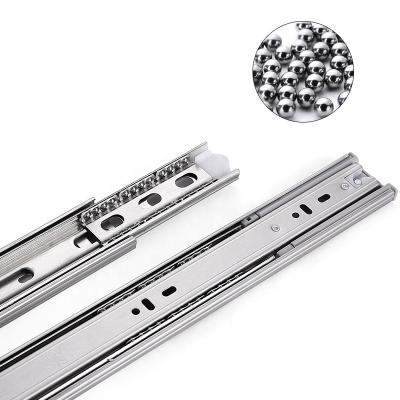 China Traditional Heavy Duty Under Mount Long Full Extension Drawer Slide Side Mount Ball Bearing Drawer Slides Push To Open Drawer Runners Rail for sale