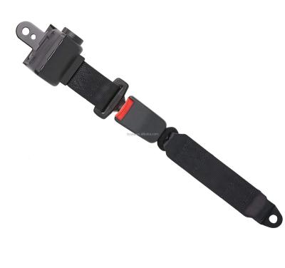 China 2 point safety belt 2 point retractable seat belt occupational safety with reflective tape alarm switch for sale