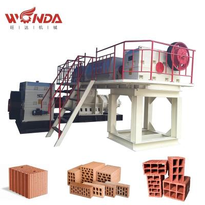 China Construction worksÂ   High quality classy ceramic brick making machinery from porotherm from wienerberger automatic clay hollow block line for sale